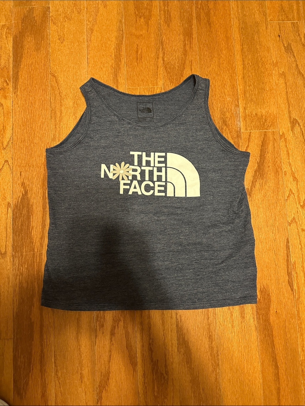 The North Face Kids Navy Blue Tank Top with White Logo